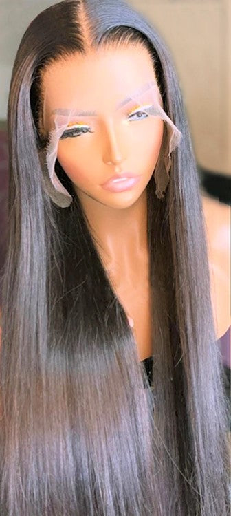 Straight 13X4 Frontal Lace Wig 250 Density dontplaywithmehair